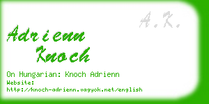 adrienn knoch business card